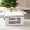 Household Essentials Green & White Ornament Storage Box